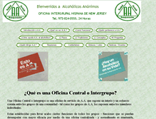 Tablet Screenshot of alcoholicosanonimosnj.org